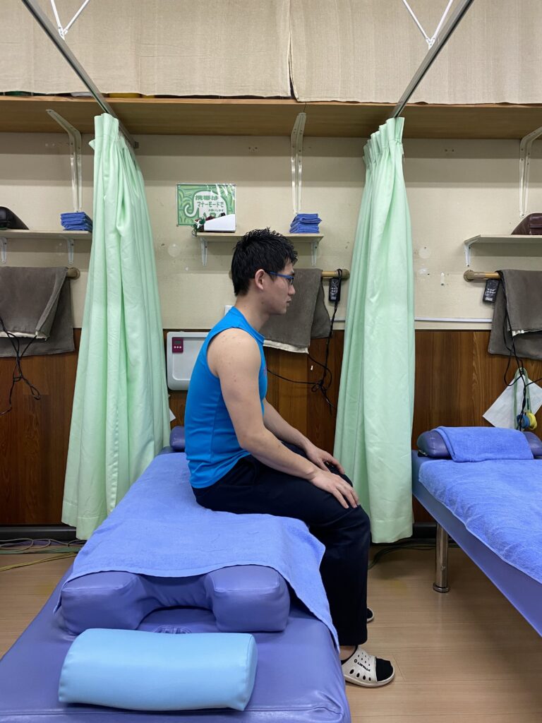 猫背の時の姿勢